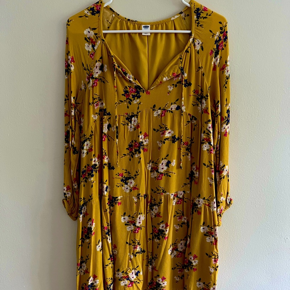 Yellow Floral Sundress